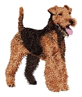 Dog embroidery design